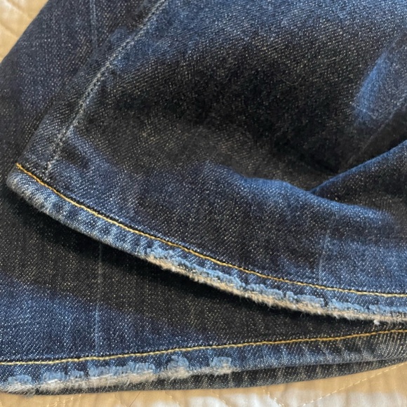 CITIZENS OF HUMANITY Kelly Boot Cut Low Rise Dark Blue Jeans Denim Y2K Womens 29 - Picture 15 of 16